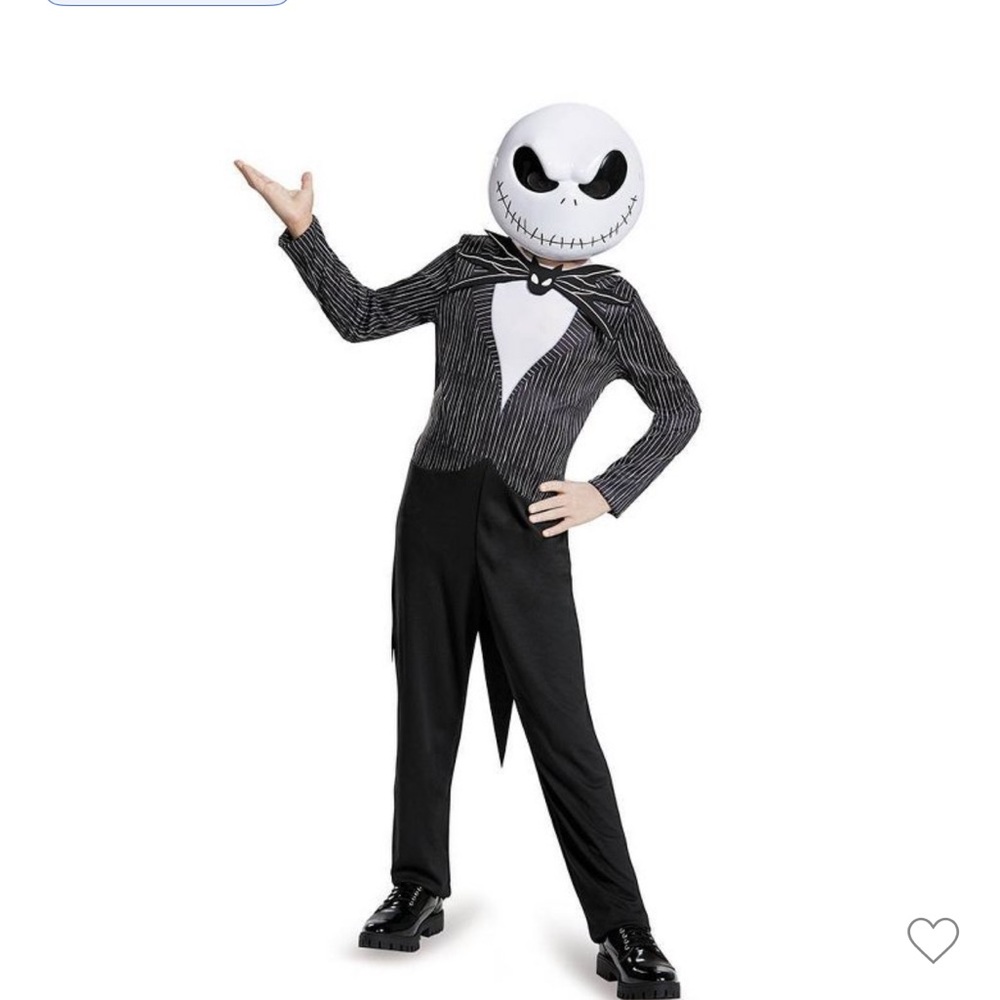 Kids Disney the night before Christmas Jack Skeleton Costume